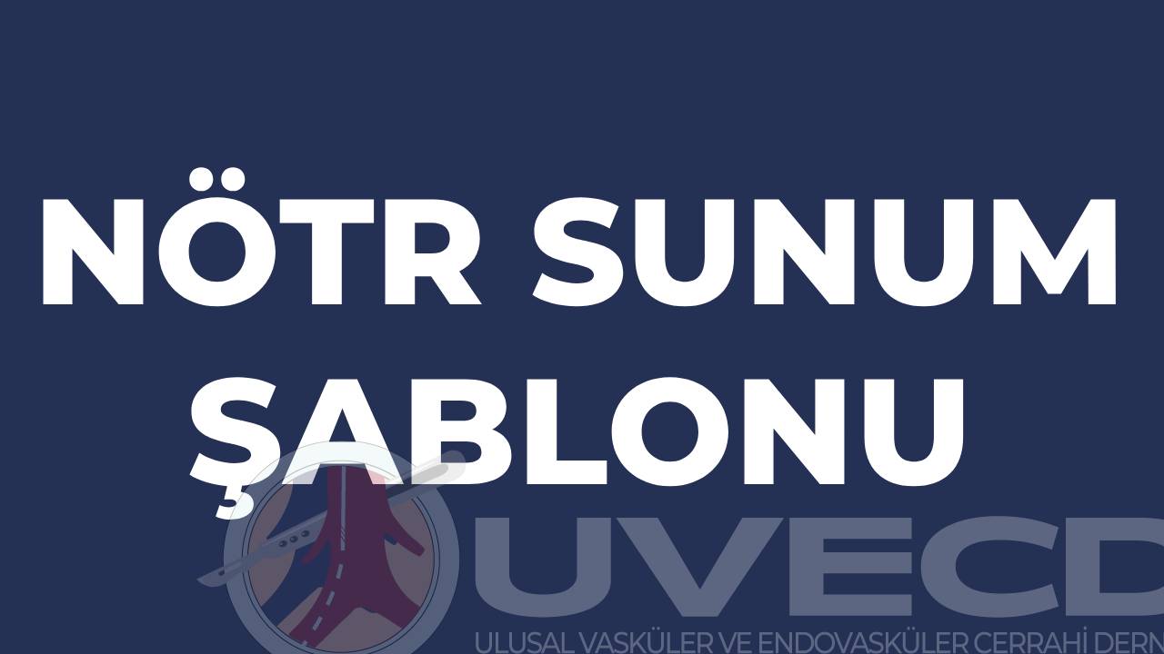 Uvecd Nötr Sunum Şablonu
