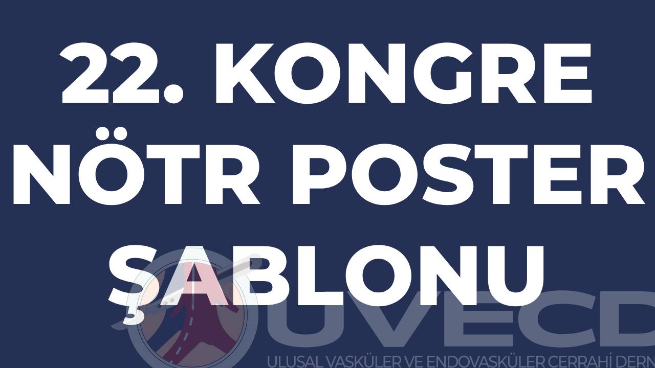 Uvecd 22. Kongre Nötr Poster Şablonu